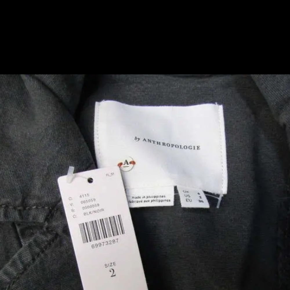 Anthropologie Black Structured Button Blazer Jack… - image 11